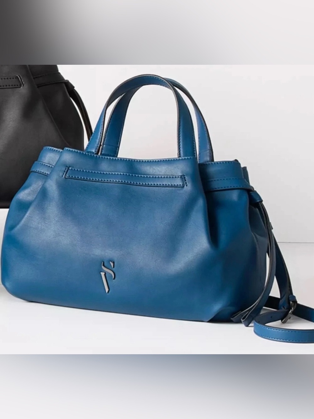 NWOT SIMPLY VERA - Blue Satchel Crossbody Handbag Shoulder Purse